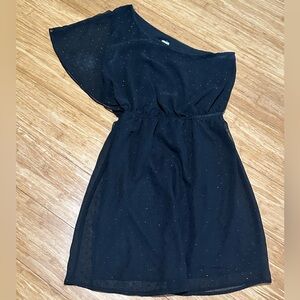One Shouldered Little Black Dress